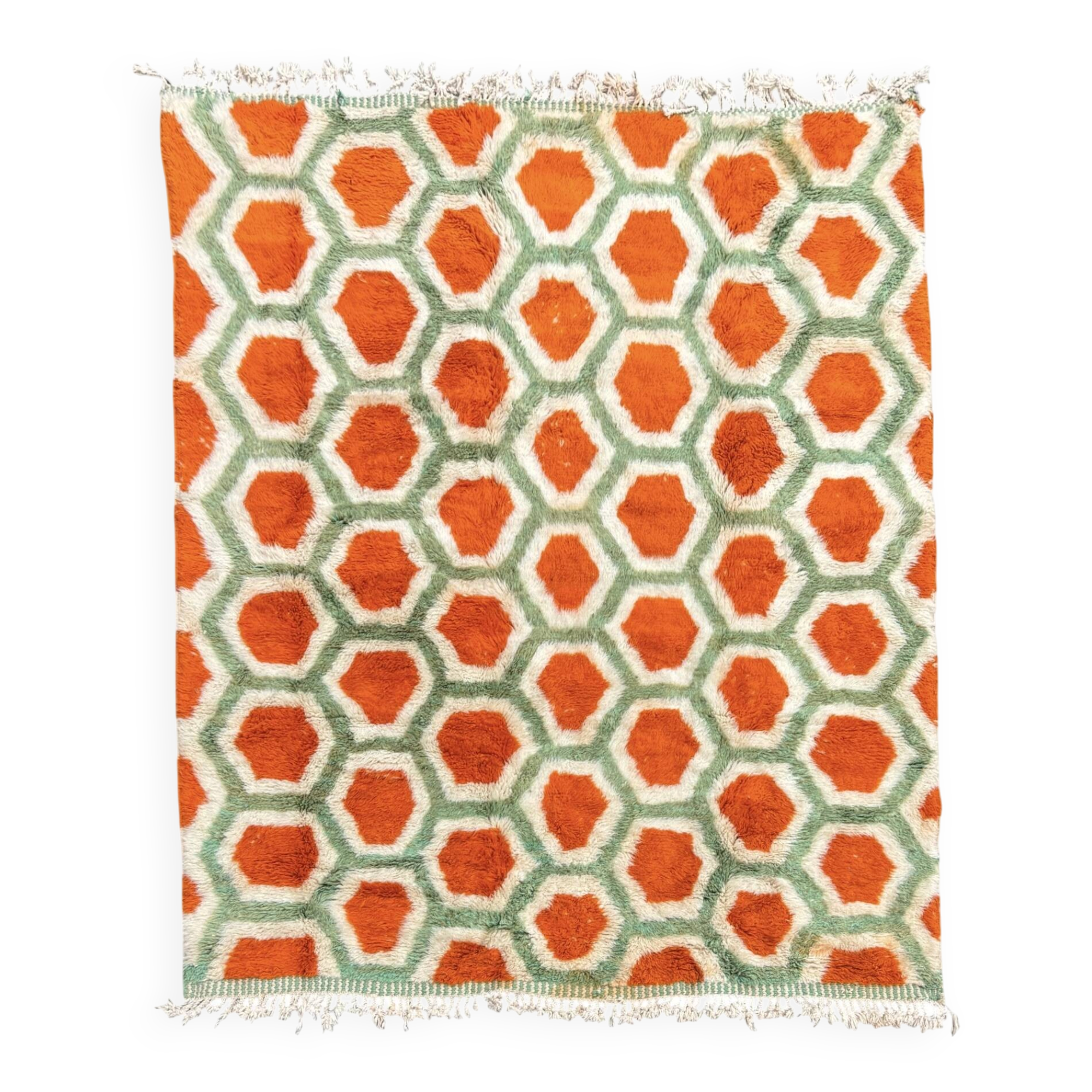 New modern Moroccan Berber rug Beni M'rirt.
