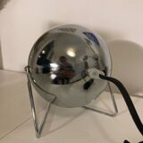 Chrome eyeball style lamp