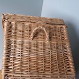 Wicker crate, very large basket