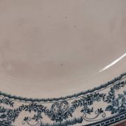 Ancien plat ovale Manufacture Impériale et royale Belgium modèle Nimy