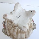 Italian floral vase in Bassano ceramic