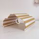 Striped fabric wall lights