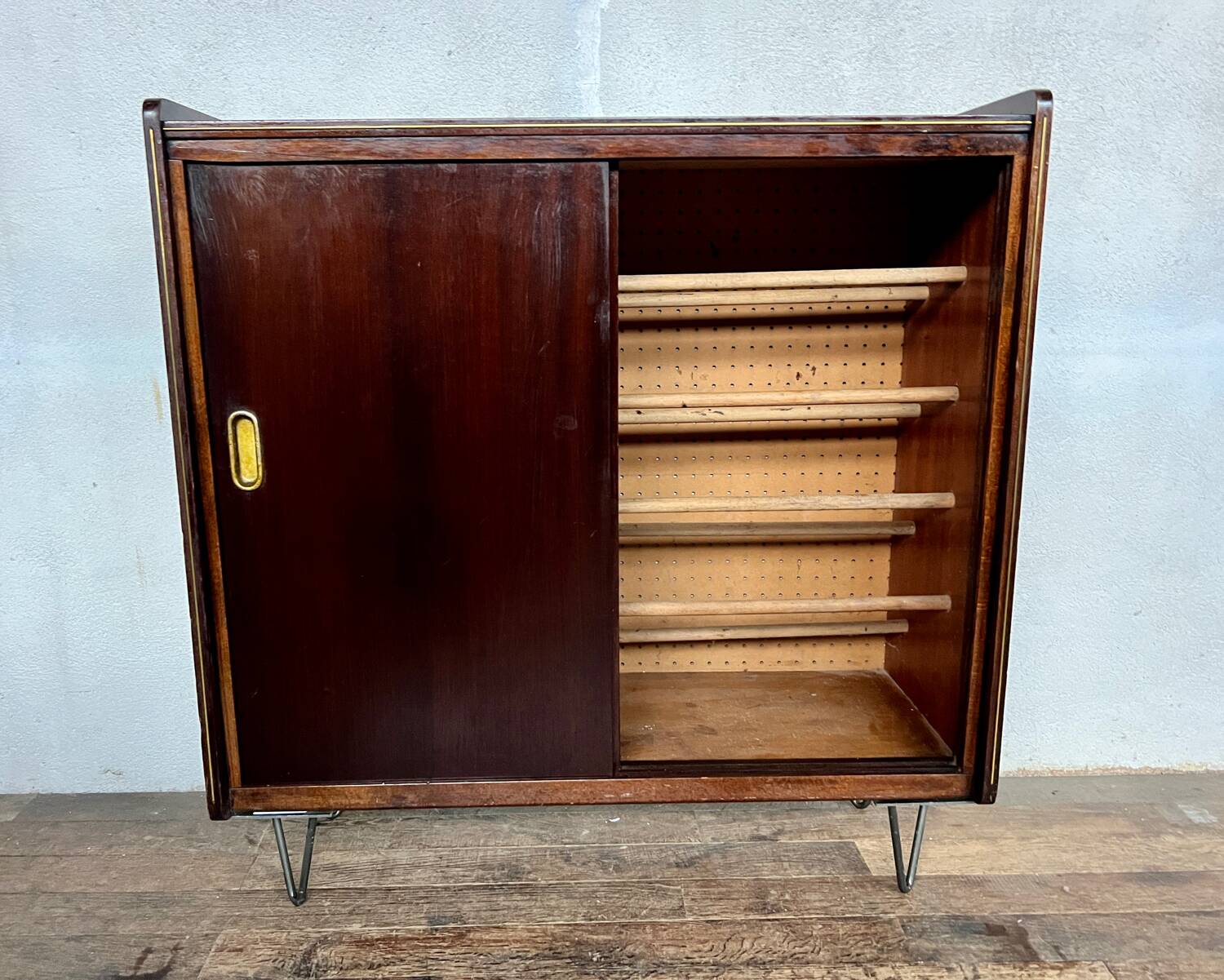 Vintage shoe cabinet