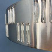 Suspension UFO mid-century en verre cristal