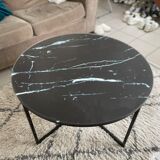 Marble effect coffee table