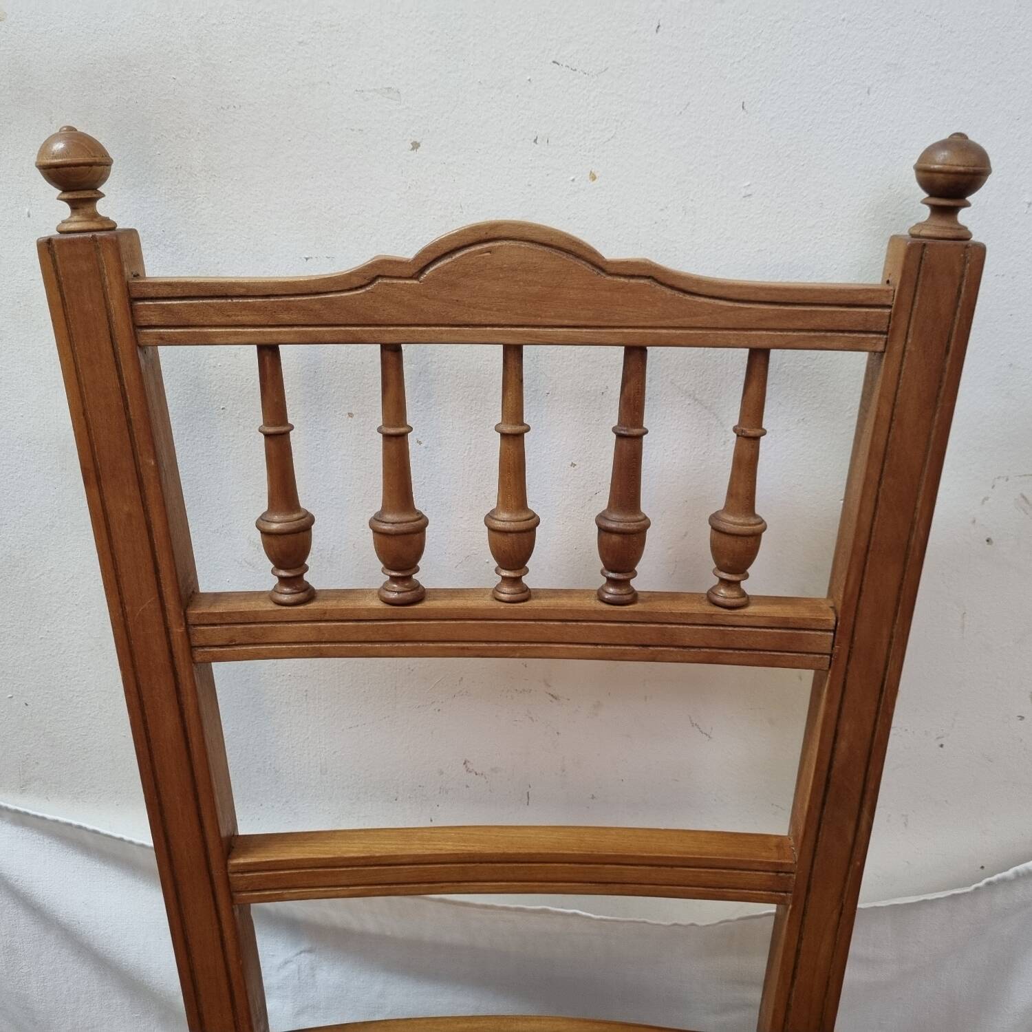 Rattan bedroom chair from the early 20th century