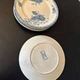6 assiettes Sarreguemines