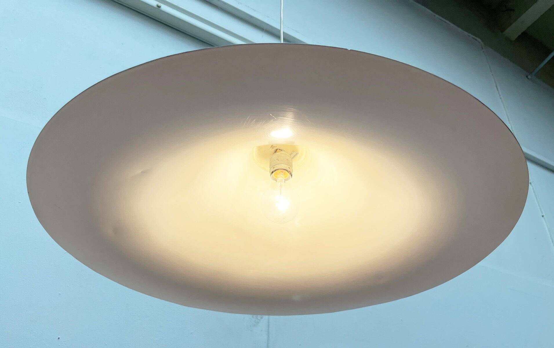 Semi-model tulip pendant lamp green space Danish mid-century by Claus Bondrup and Torsten Thorup for Fog & Mørup, 1960s, set of 2