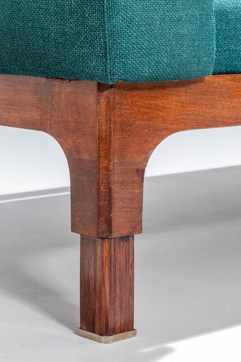 Romantica living room set by Piero Ranzani for Elam in walnut Italy 1950s