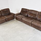 Vintage modular sofa set by De Sede, 1970s