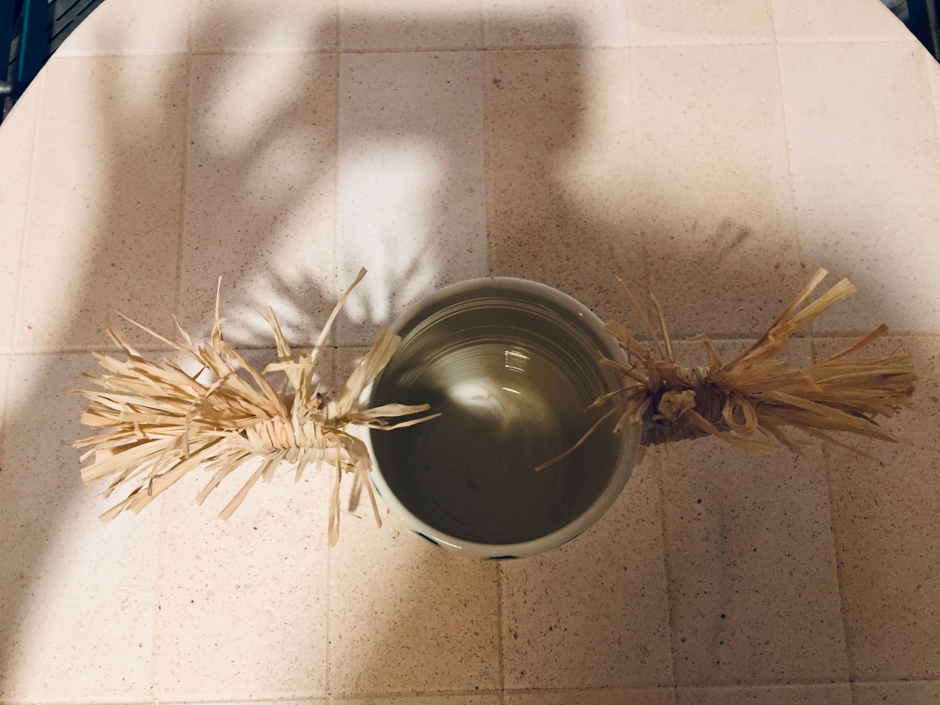 Hand-painted ceramic vase