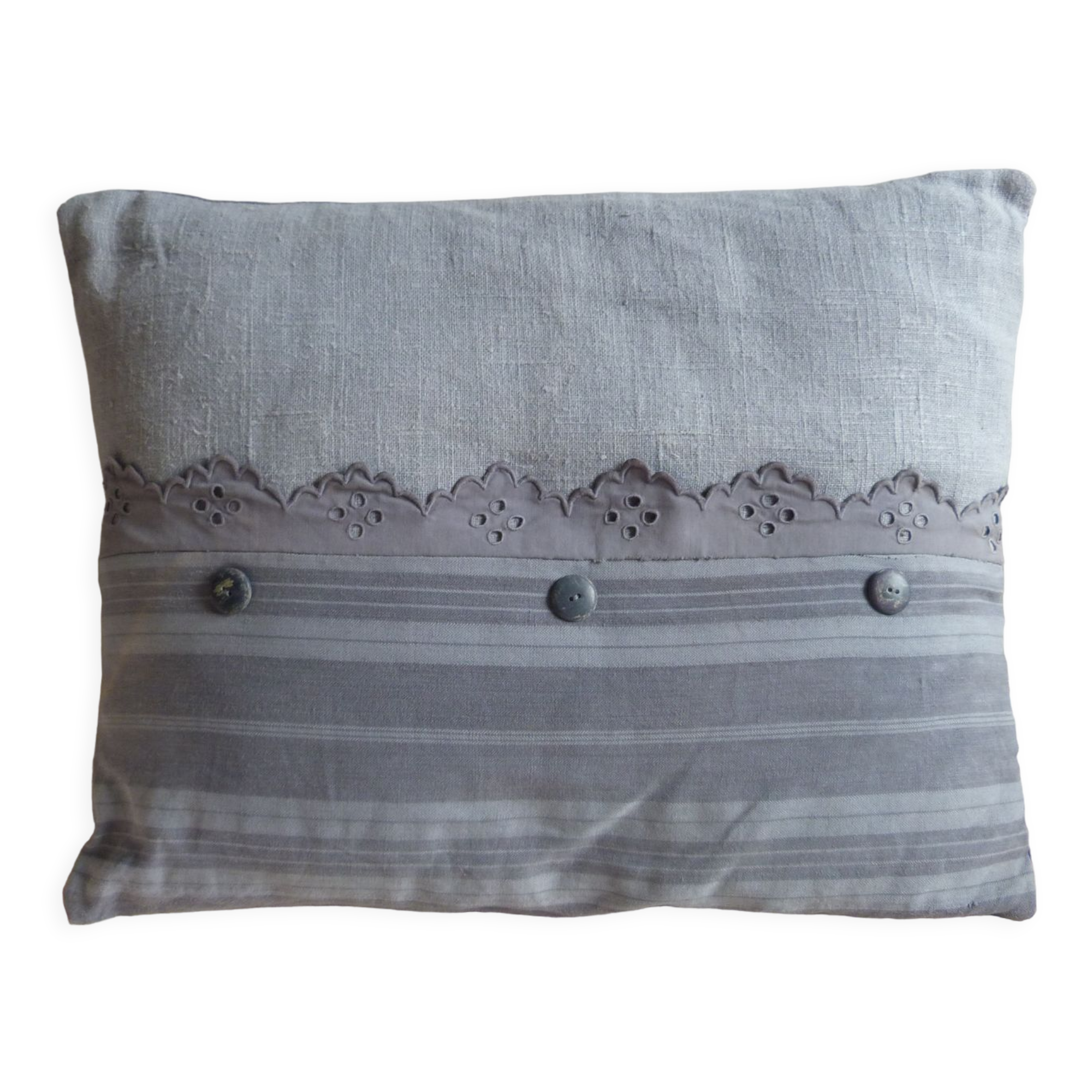 Linen and hemp cushion