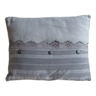 Linen and hemp cushion