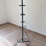 Gate wrought iron plants