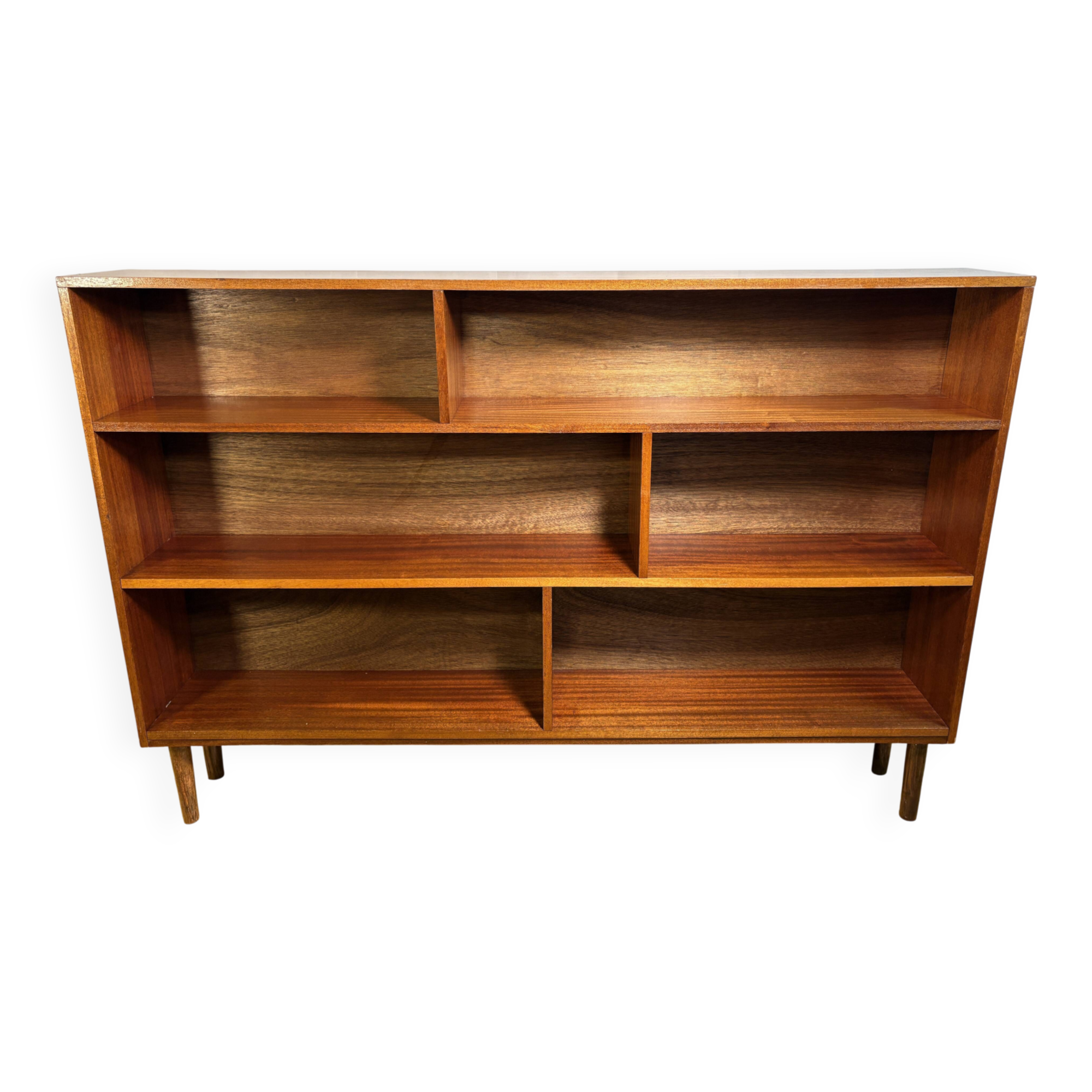 Mid Century Vintage Retro Danish Scandinavian Design Teak Bookcase 1960