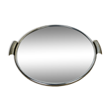 Plateau miroir rond années 50