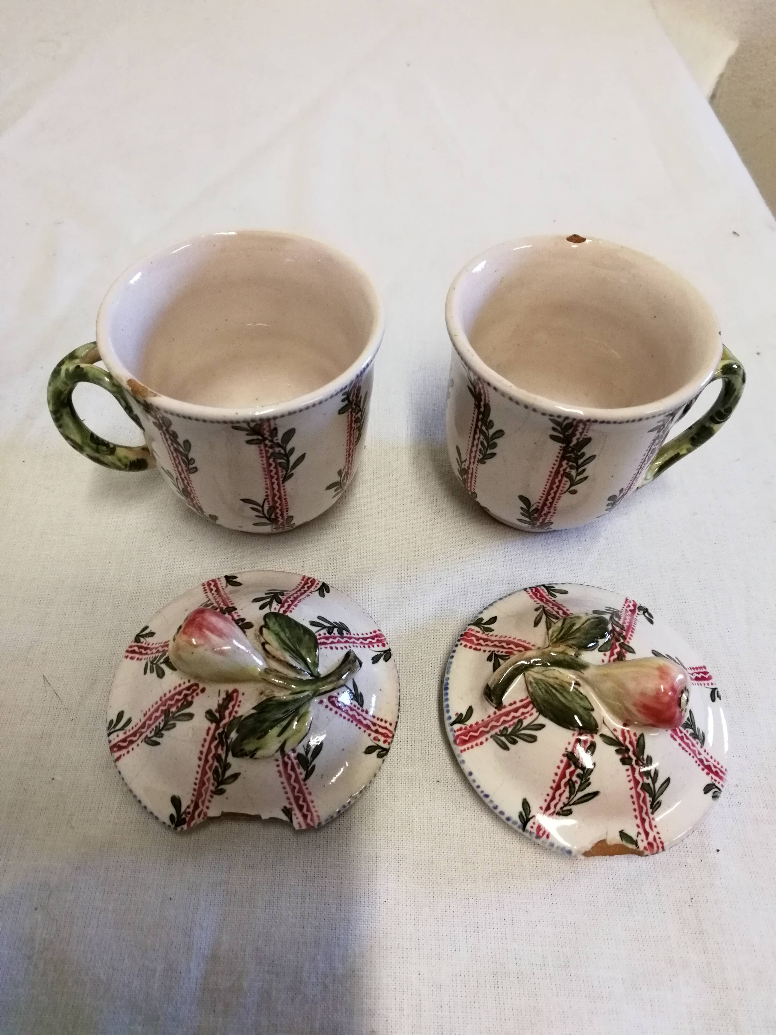 Veuve perrin earthenware cream service
