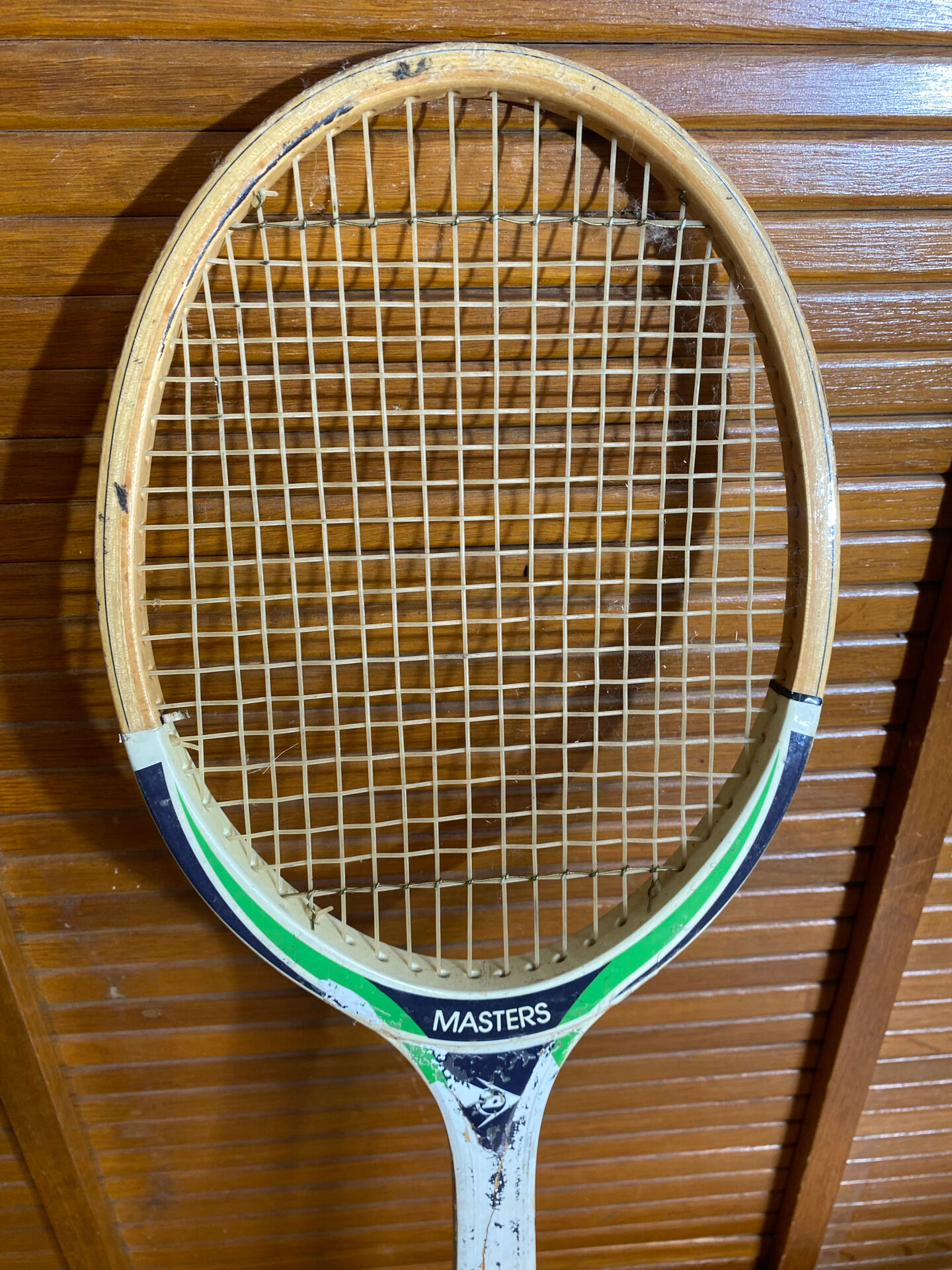 Vintage DUNLOP Master Wooden Tennis Racket #E232