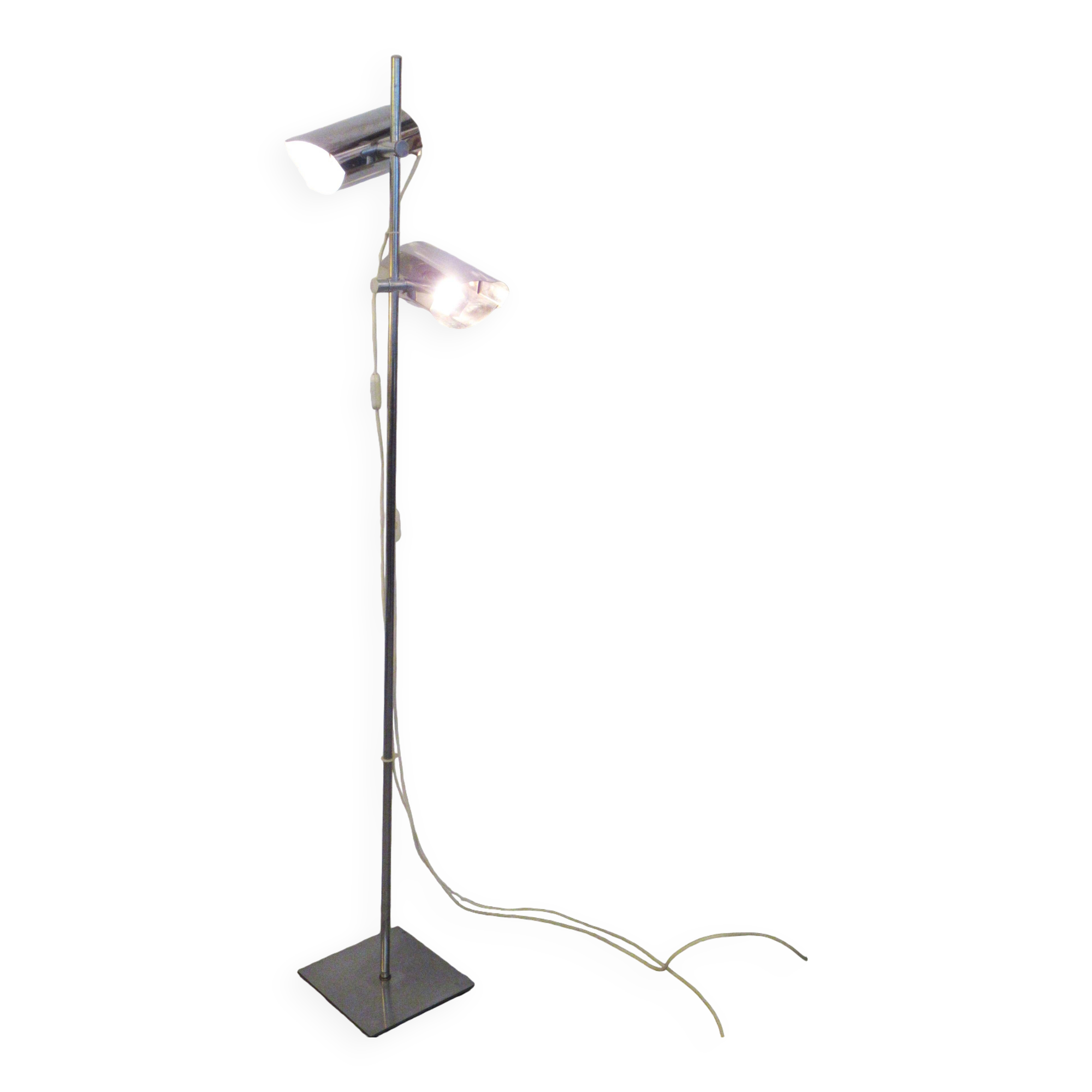 Lampadaire chromé Années 70