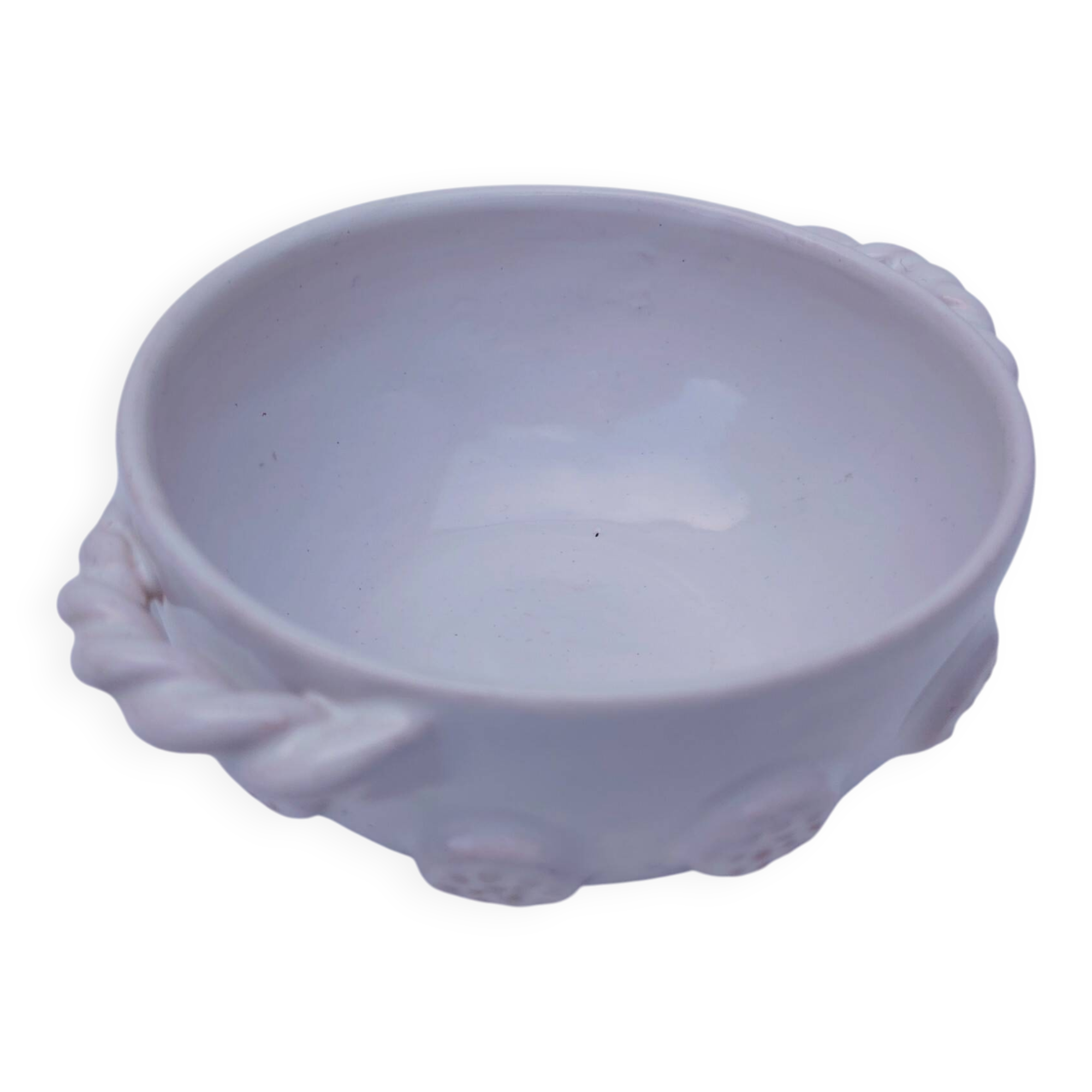 Malicorne earthenware bowl, Emile Tessier, vintage