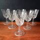 6 verres à pied 12 cl VMC Reims motif "champagne" Vintage France
