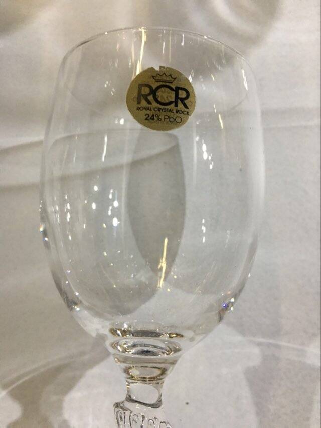Royal Crystal Rock (Rcr) :10 verres , 5 grands et 5 plus petits