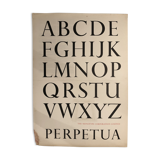 Typographic collection poster