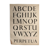 Typographic collection poster
