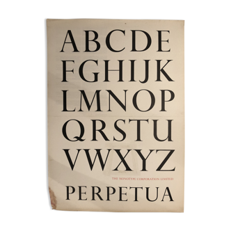 Typographic collection poster