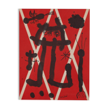 Joan miro: the surrealist peasant - original lithograph