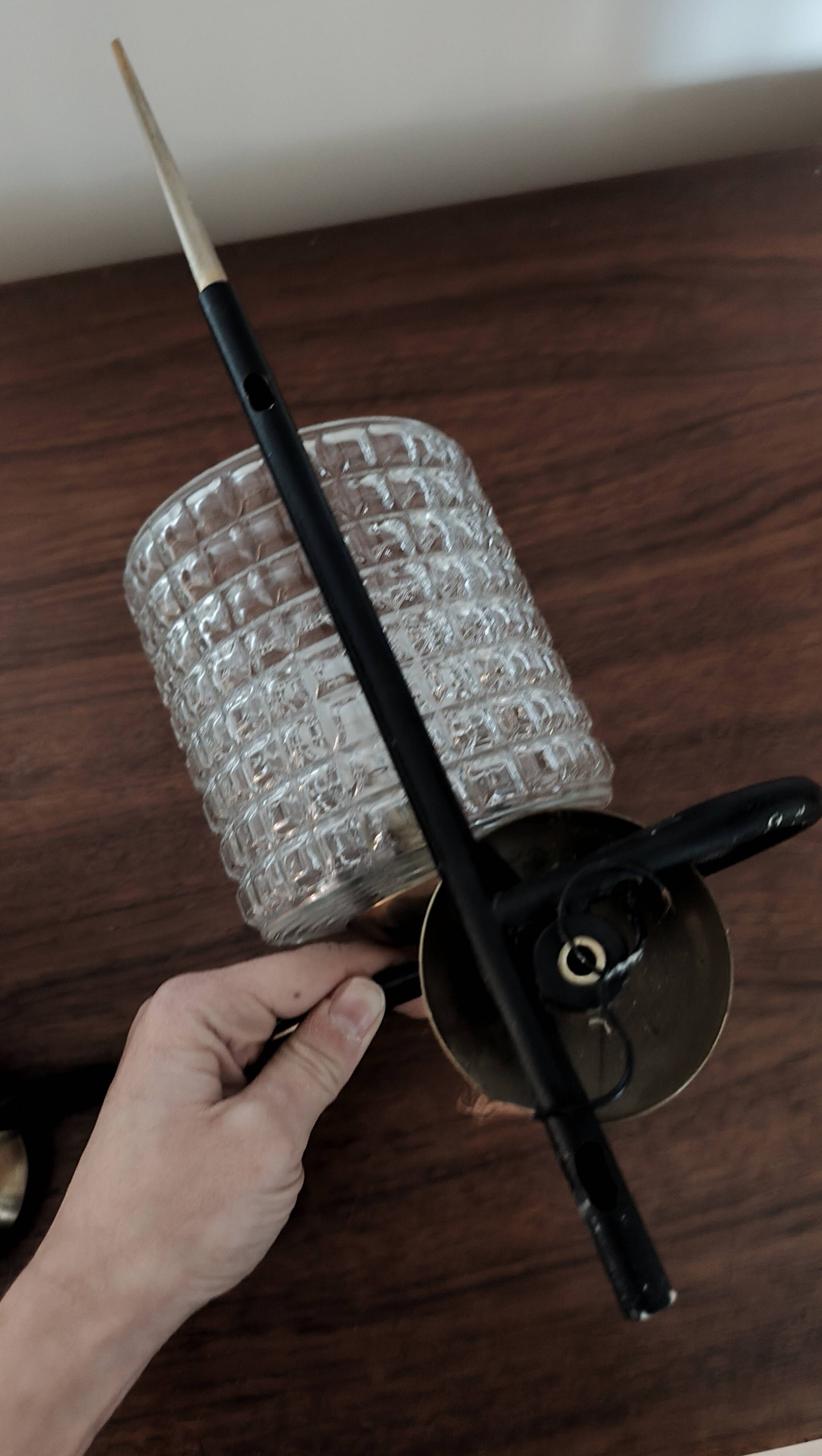 Pair of wall lights from the 50s-60s.