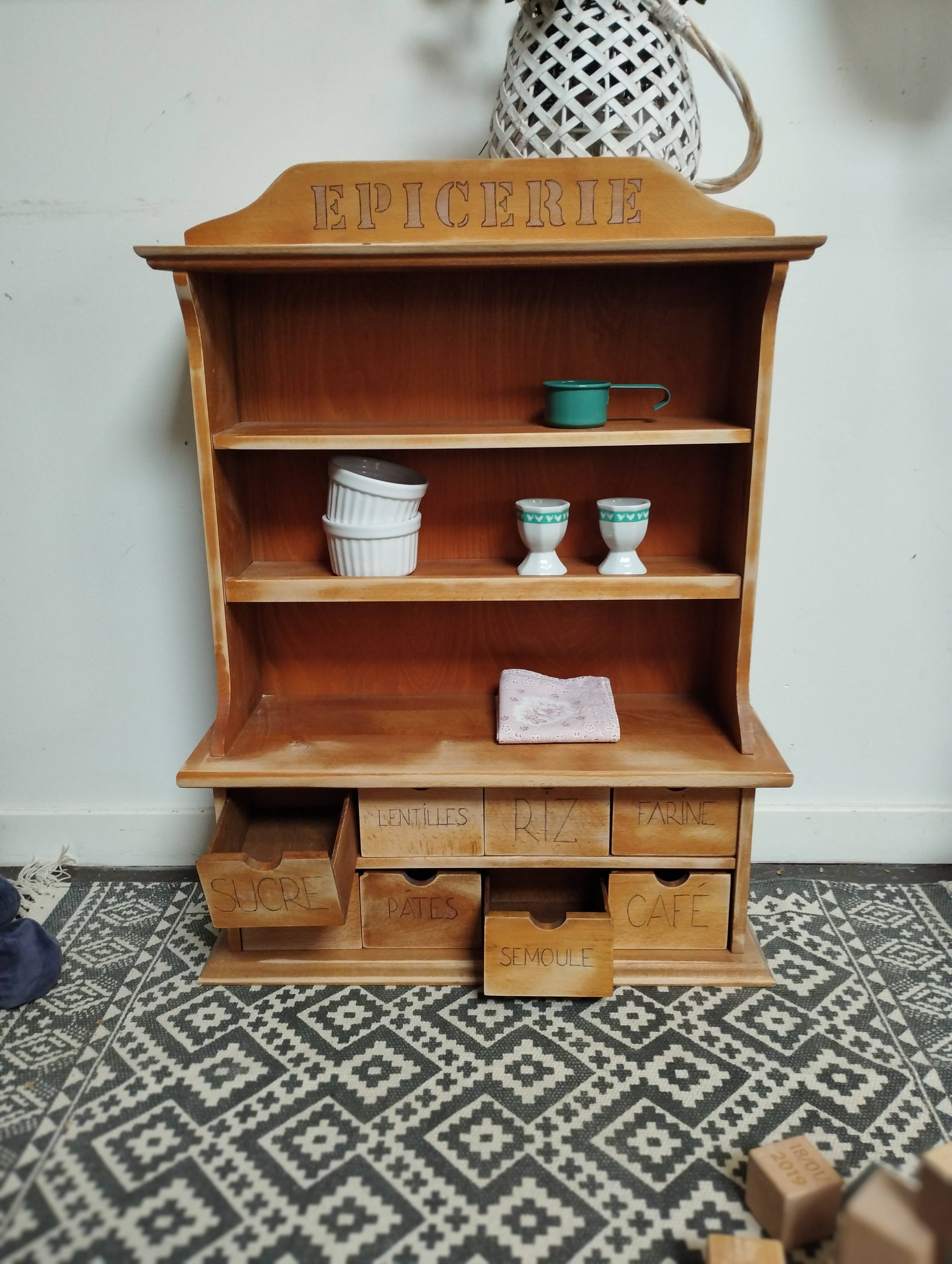 Small Old Grocery Furniture - Old Toy