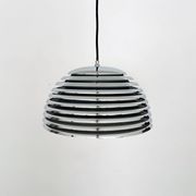 Chromed 1970s Pendant Lamp by Kazuo Motozawa for Staff