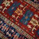 Handmade antique Caucasian Shirvan rug 134cm x 271cm 1880s - 1B491