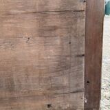 Large carved wooden mirror