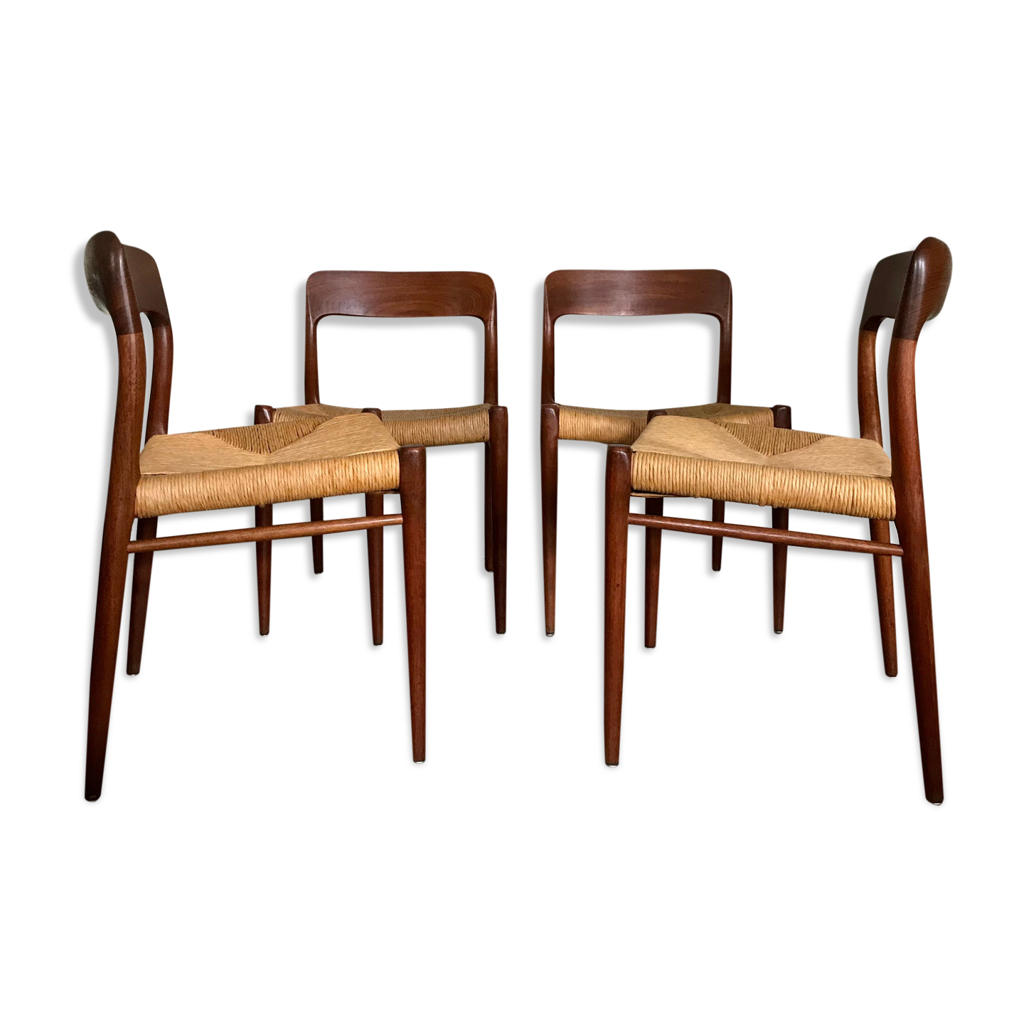 4 Chairs Niels Otto Muller, 1960