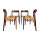 Set de 4 chaises Niels Otto Møller 1960
