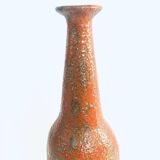 Mid-century Studio Pottery Tall Thick Glazed Vase, 1960s