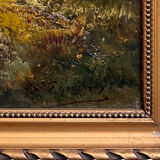 Oil on canvas by Emile Godchaux - Painting