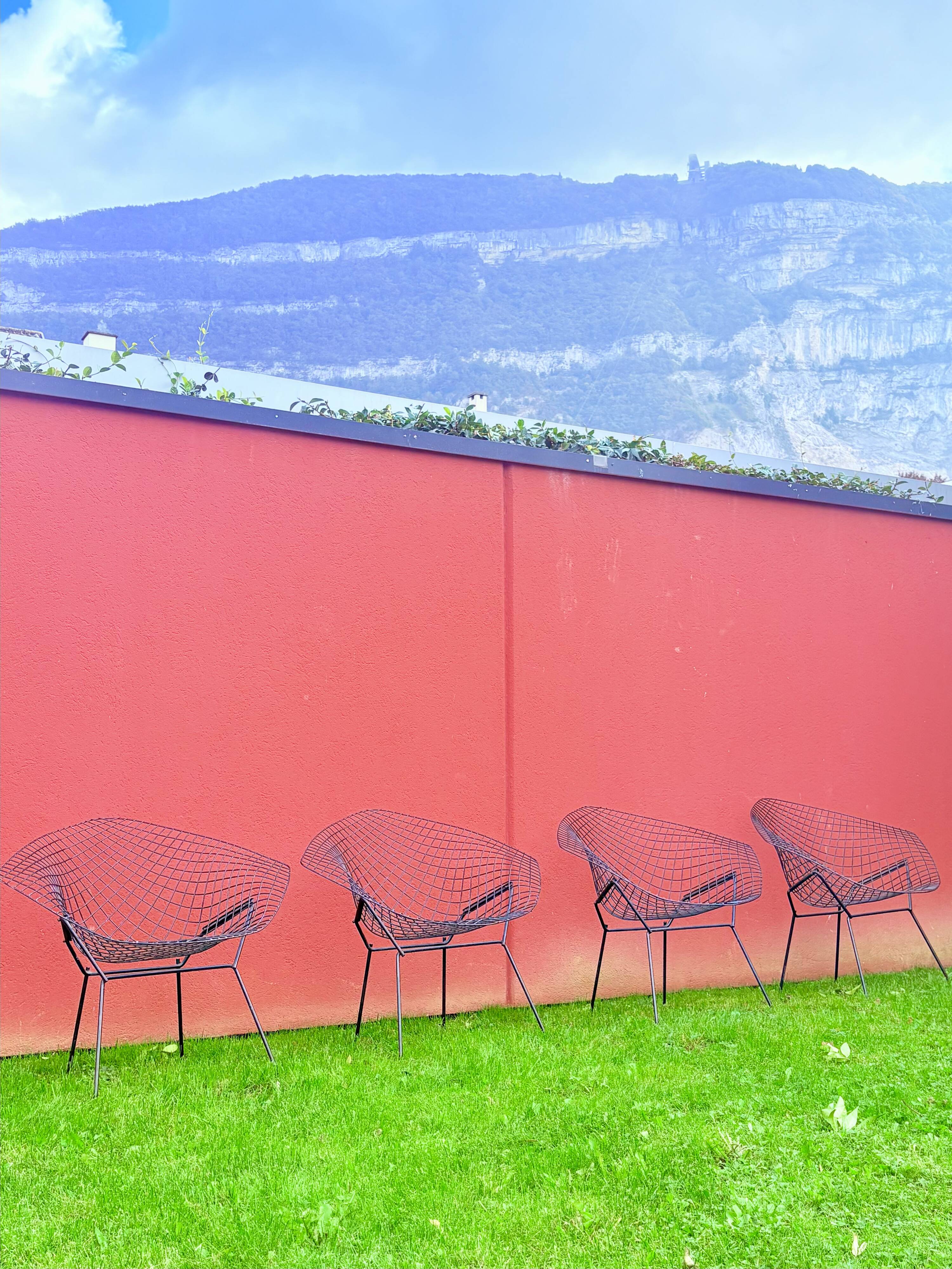 Bertoia chairs