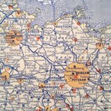 Map Germany and Europe 40s