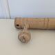 Wall-mounted coat rack with 3 hooks