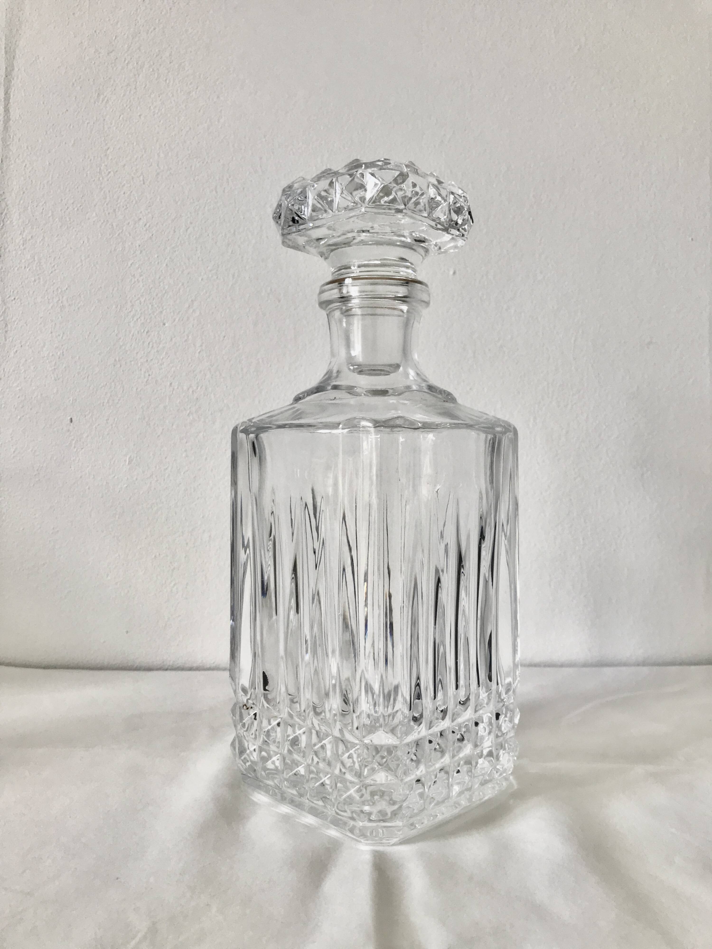 Crystal whiskey decanter