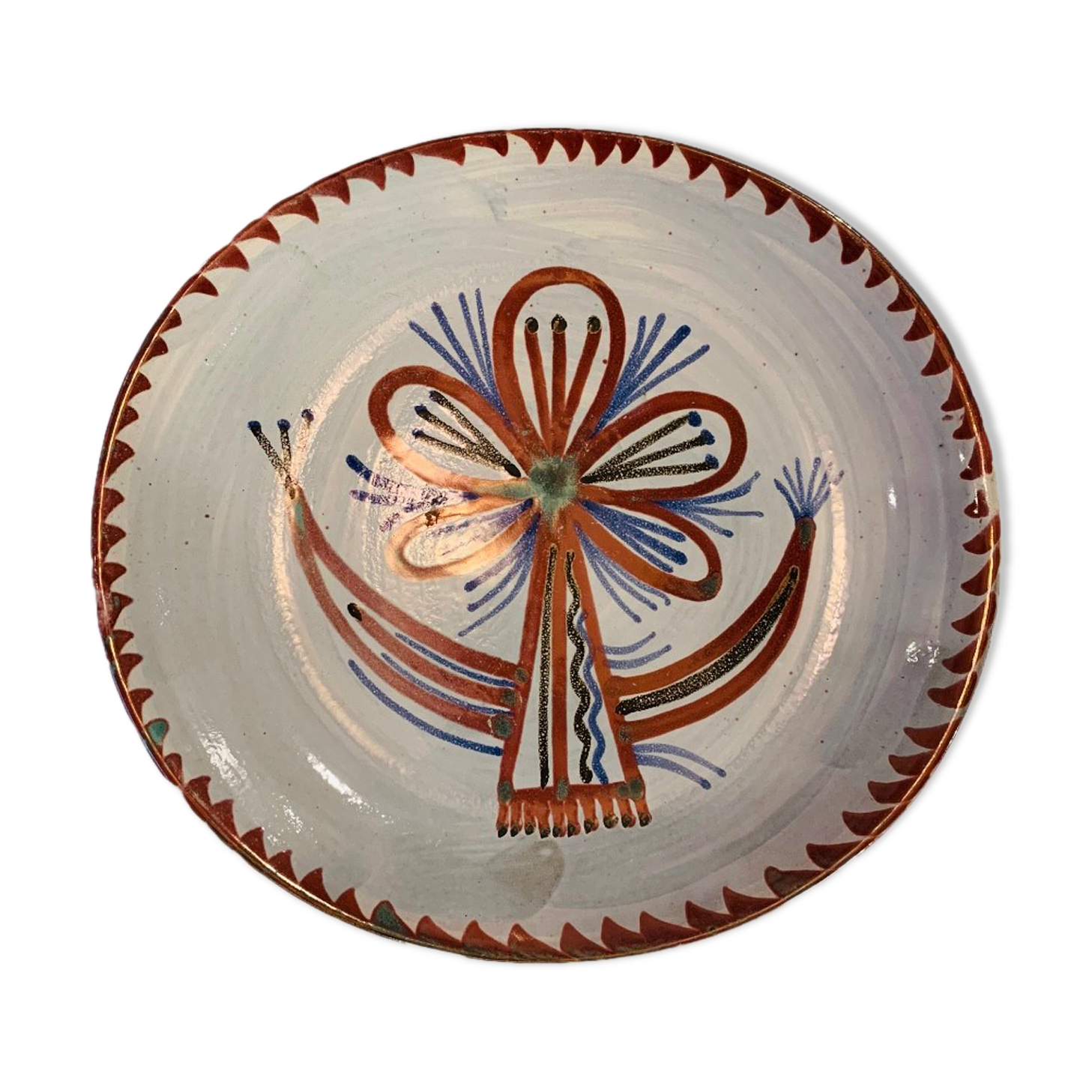 Vallauris the mulberry workshop dish