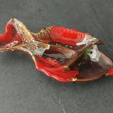 Plat de service à apéritif en forme de poisson