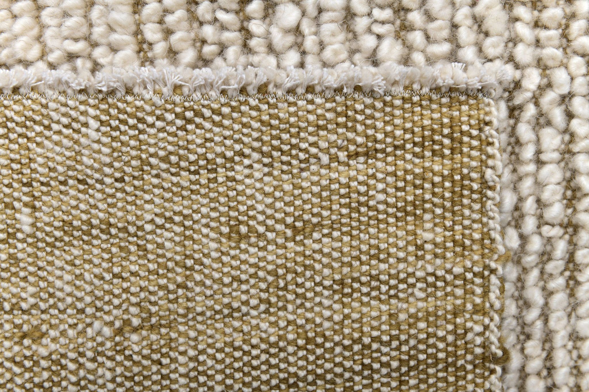 Tapis turc en laine beige vert 209x292 cm SK 242139