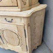 Louis XV buffet in raw wood