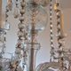 Old bohemian crystal chandelier for Deknudt