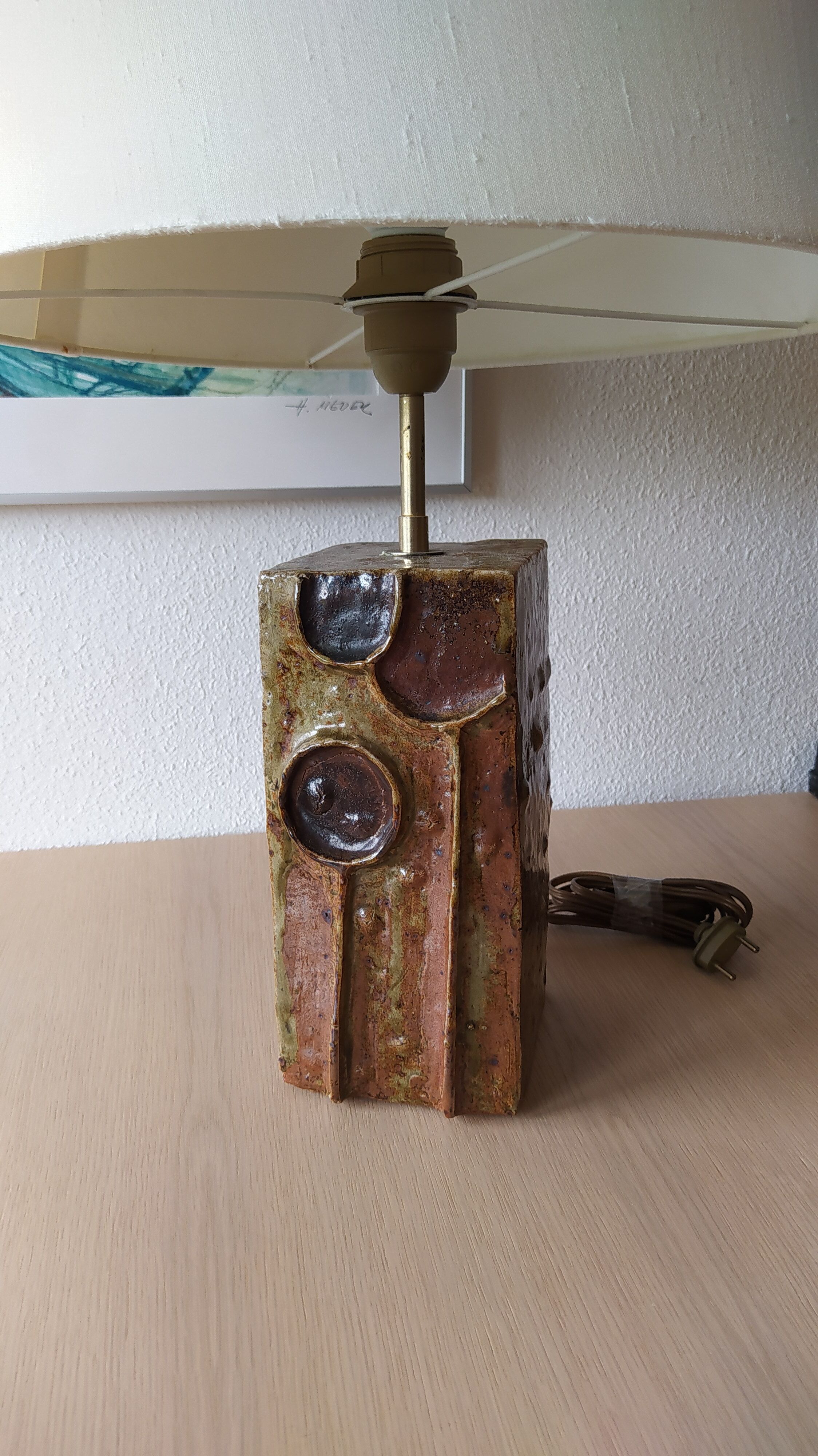 Ceramist lamp foot