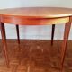 Scandinavian extendable renovated round table